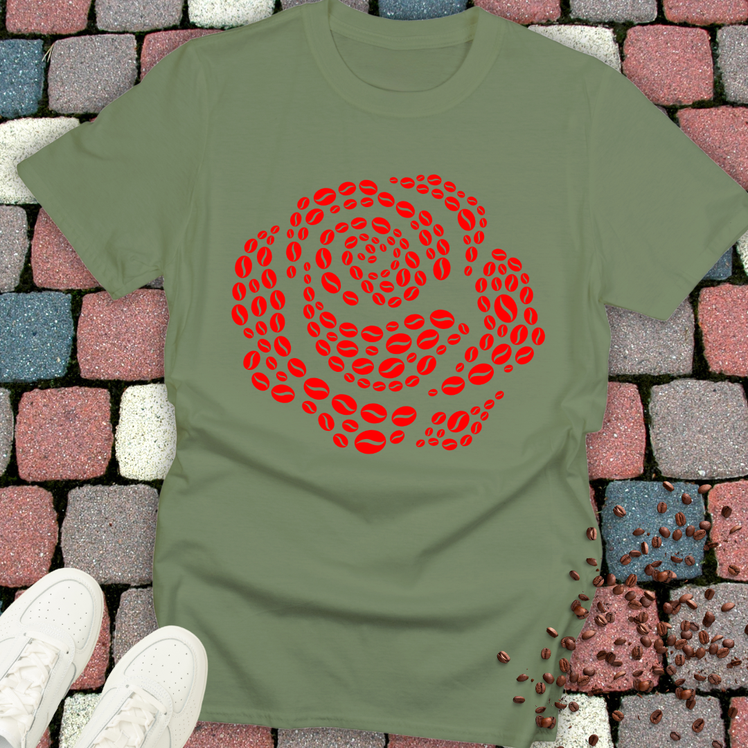 coffee rose T-shirt