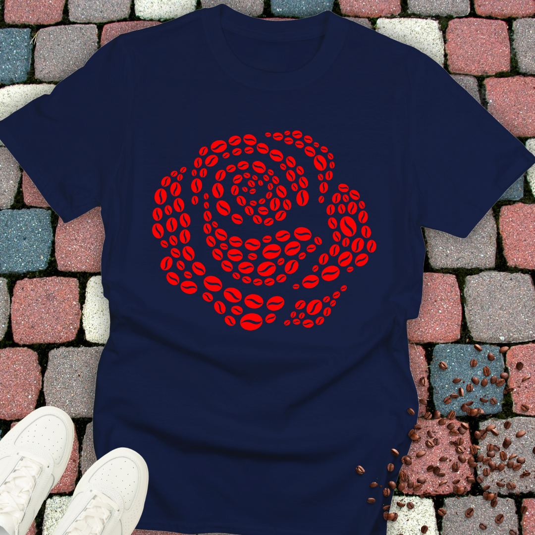 coffee rose T-shirt