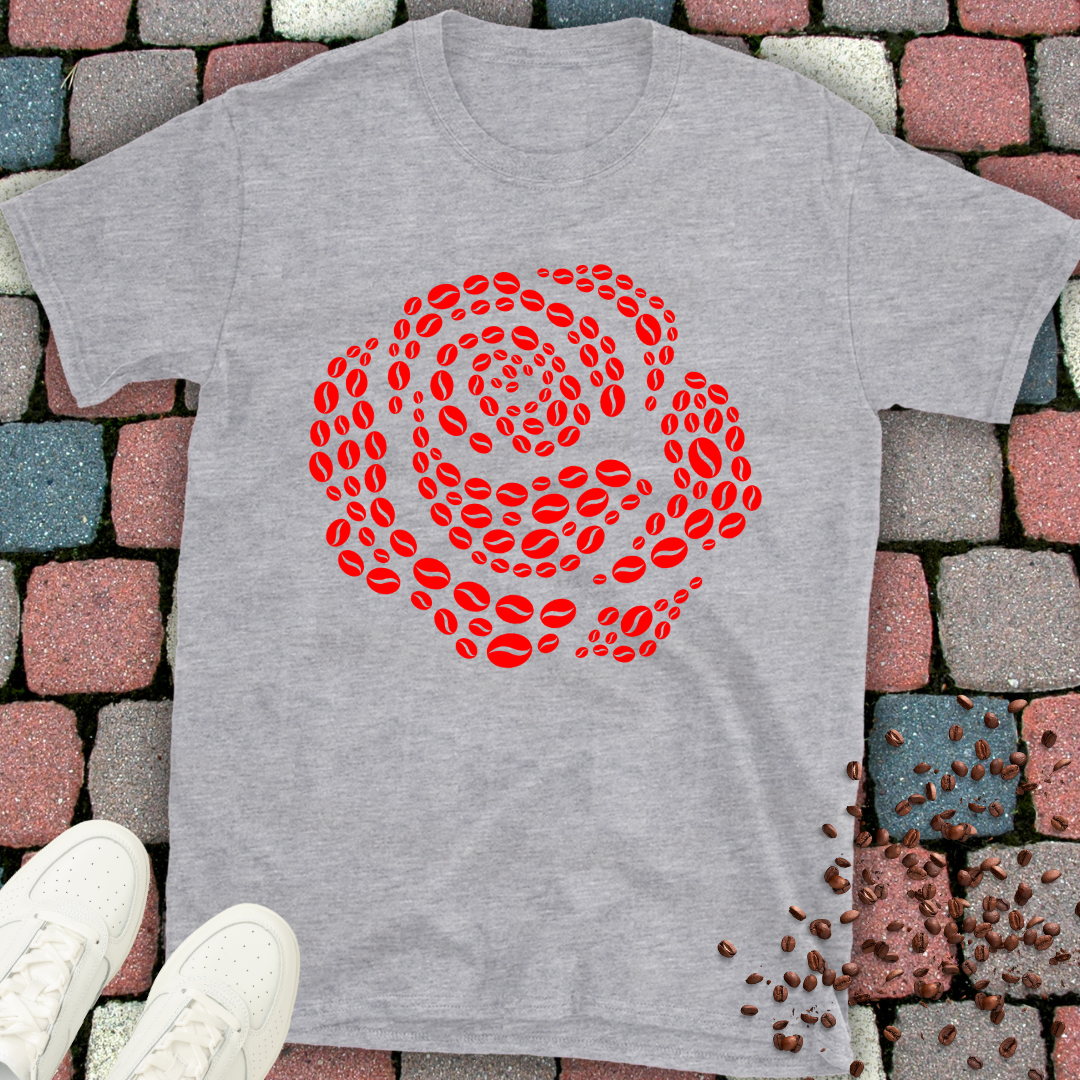 coffee rose T-shirt