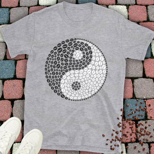 Yin Yang Coffee Bean T-Shirt