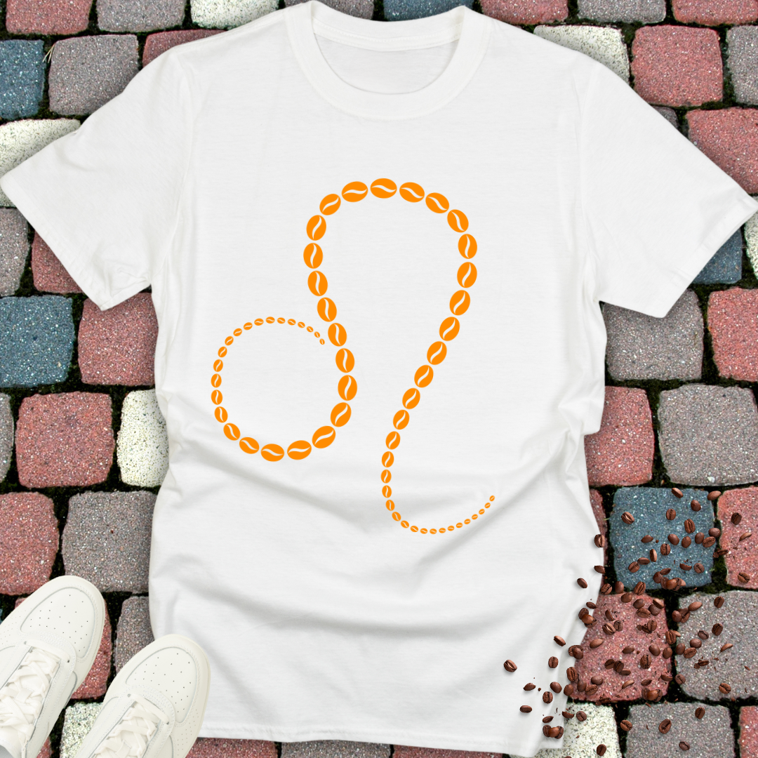Leo Zodiac Coffee Bean T-Shirt