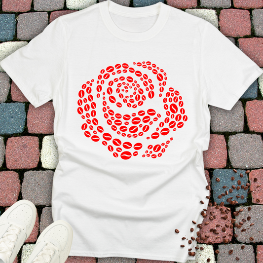 coffee rose T-shirt