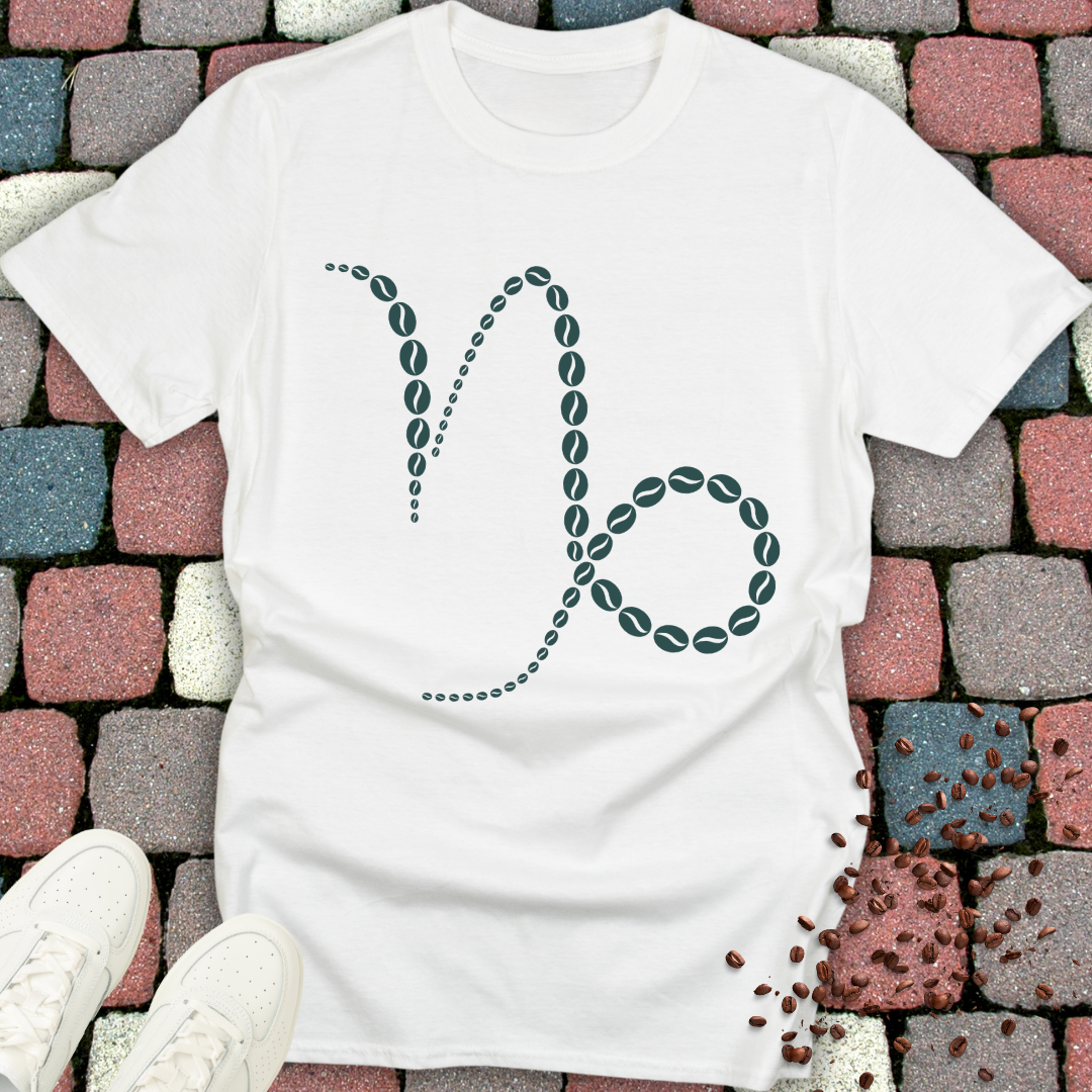 Capricorn Zodiac Coffee T-Shirt