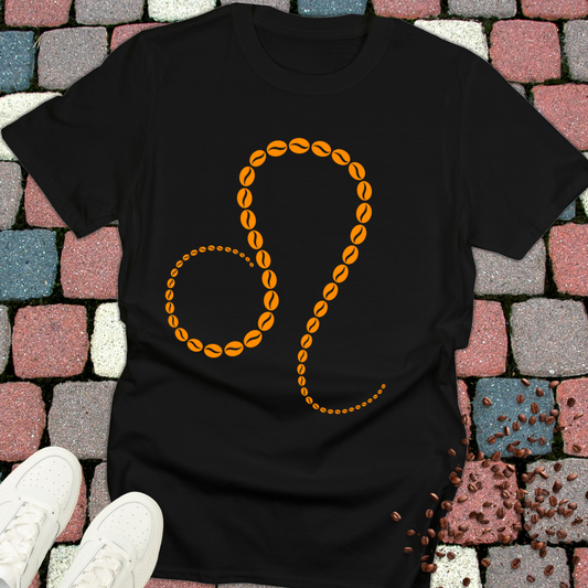 Leo Zodiac Coffee Bean T-Shirt