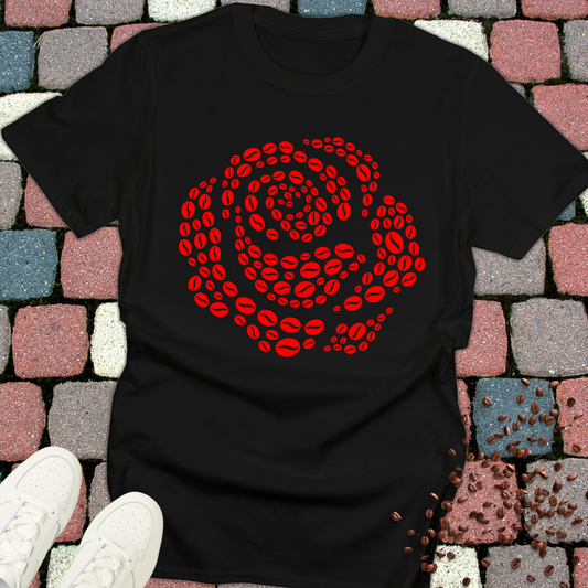 coffee rose T-shirt