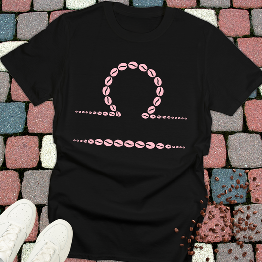 Libra Zodiac Coffee Bean T-Shirt