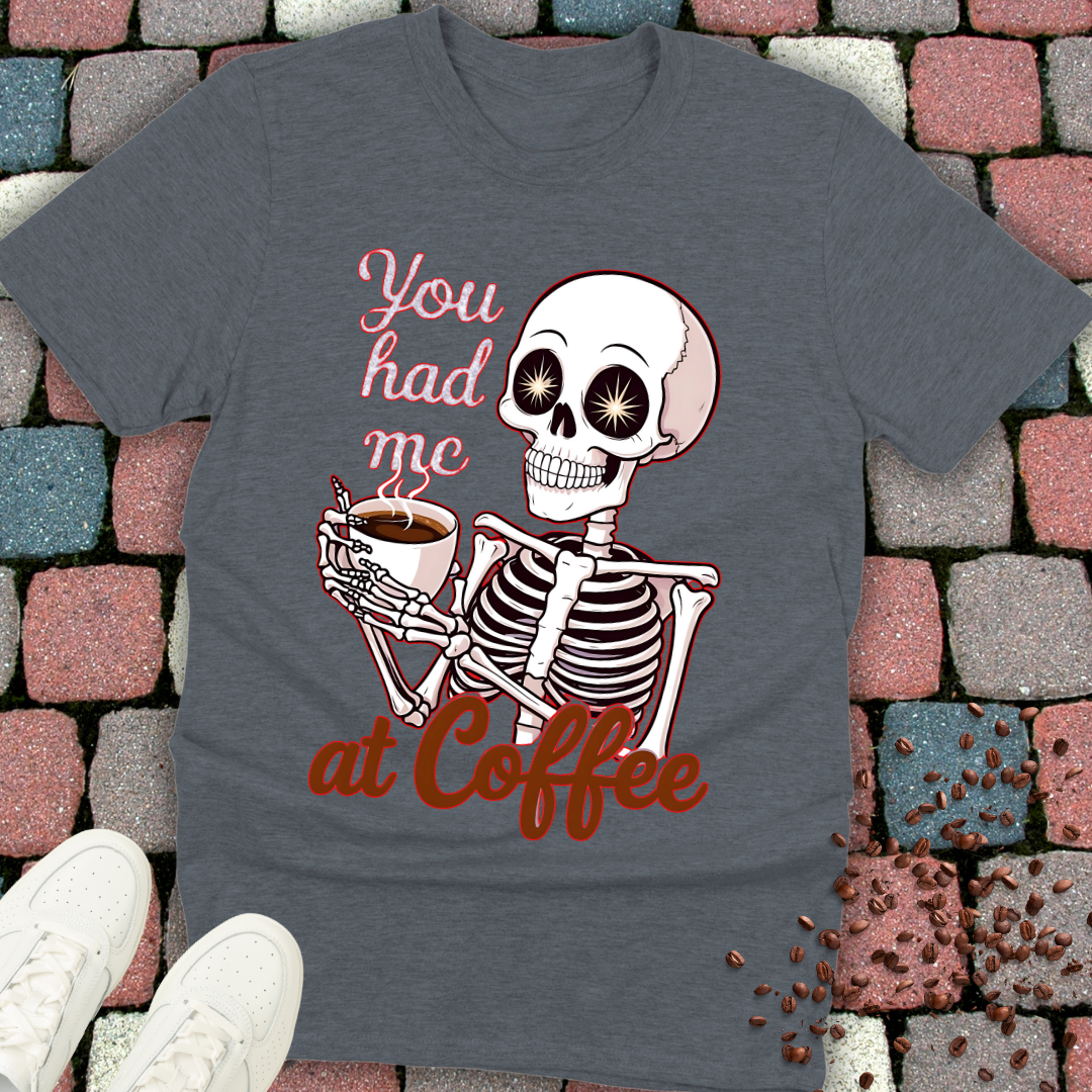 Coffee Lover Unisex T-Shirt - You Had Me At Coffee
