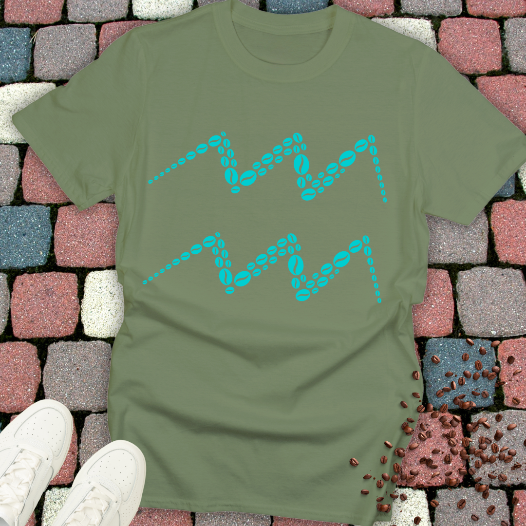 Aquarius Zodiac Coffee Bean T-Shirt
