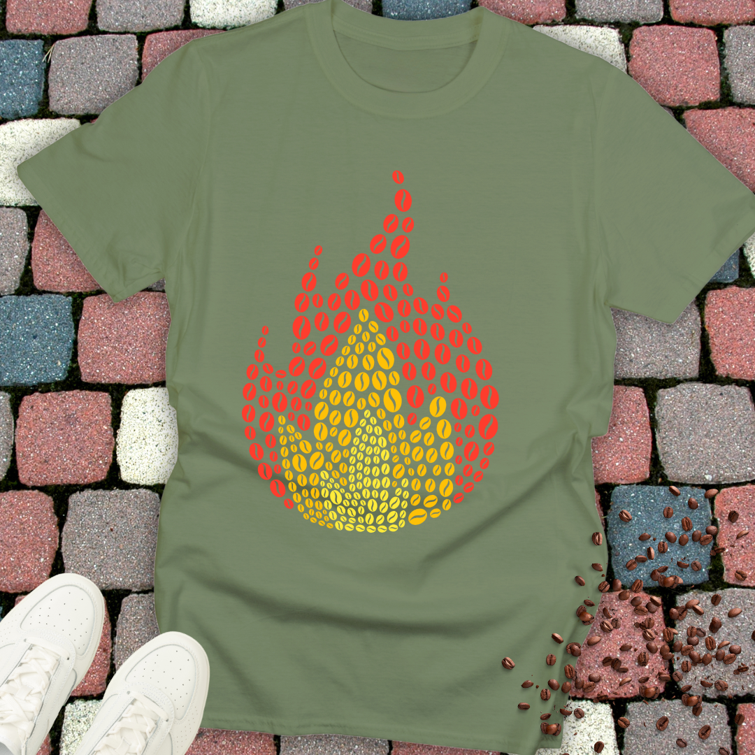 coffee flame T-shirt