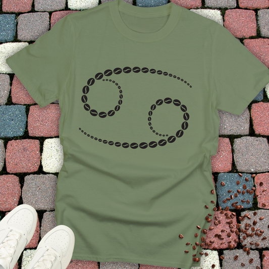 Coffee Bean Cancer Zodiac Unisex T-Shirt