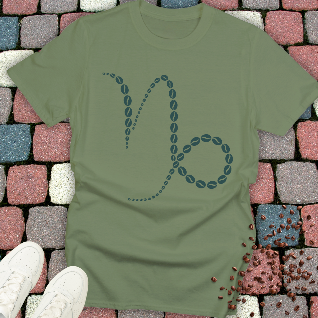 Capricorn Zodiac Coffee T-Shirt