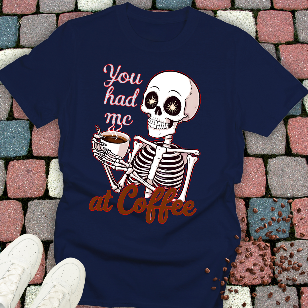 Coffee Lover Unisex T-Shirt - You Had Me At Coffee