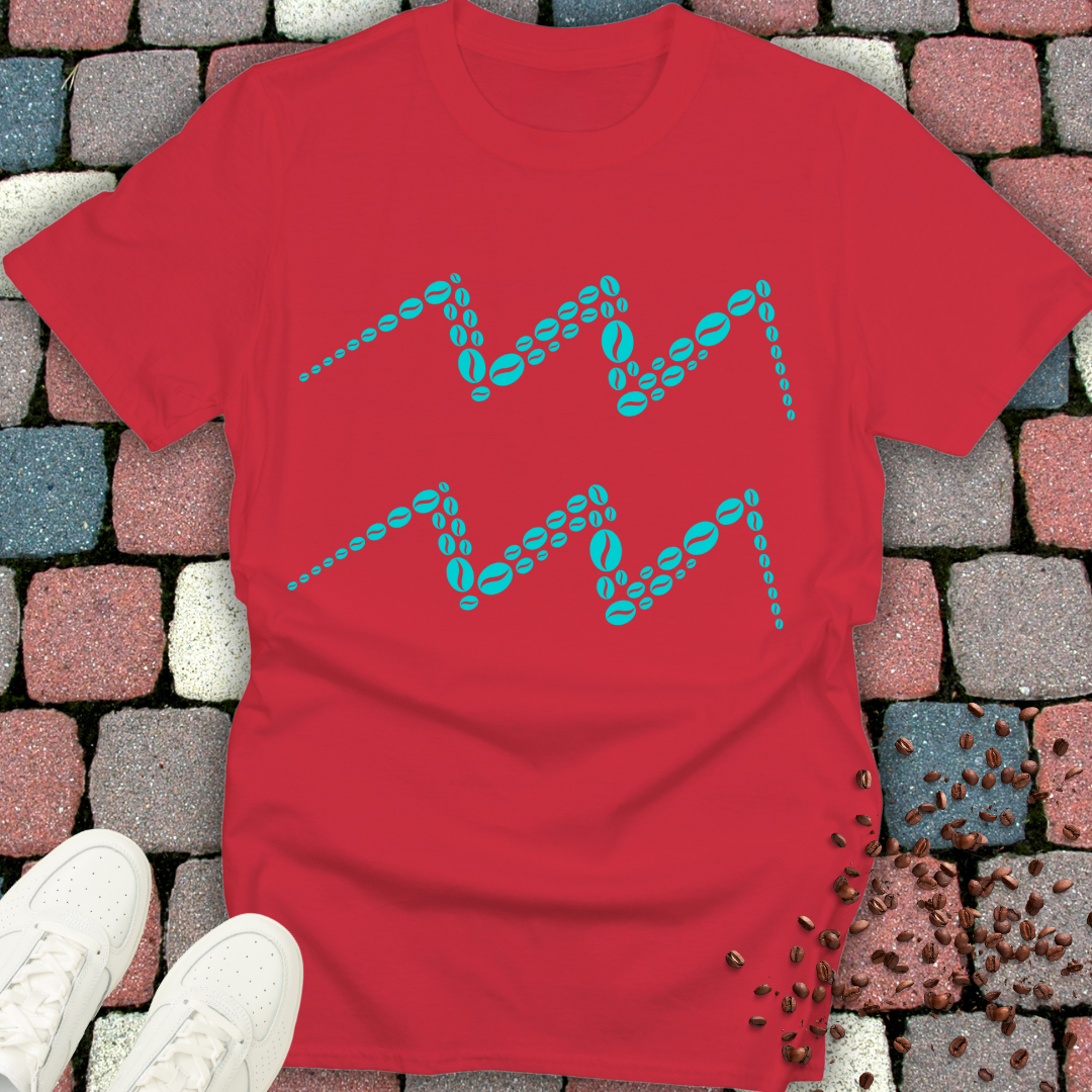 Aquarius Zodiac Coffee Bean T-Shirt