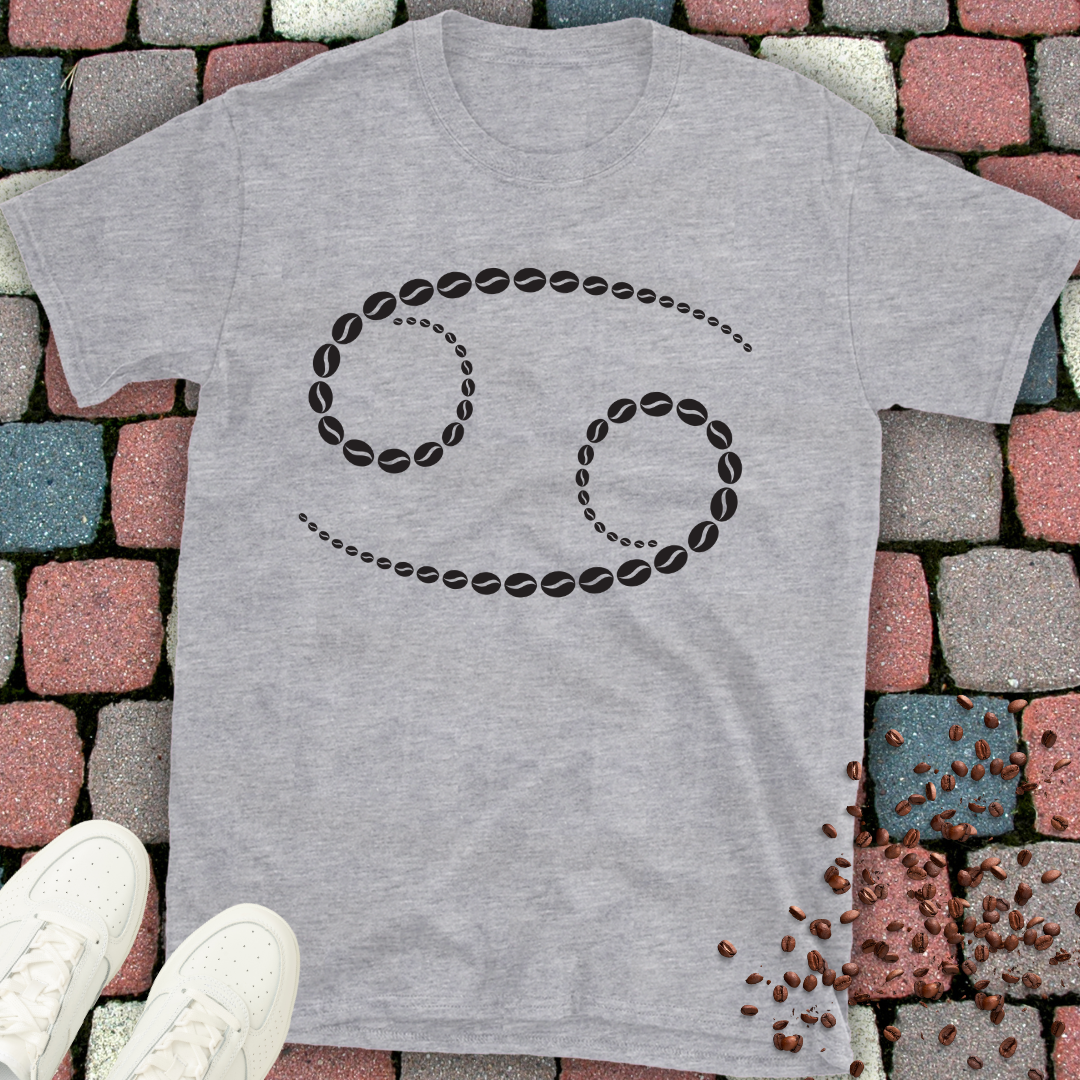 Coffee Bean Cancer Zodiac Unisex T-Shirt