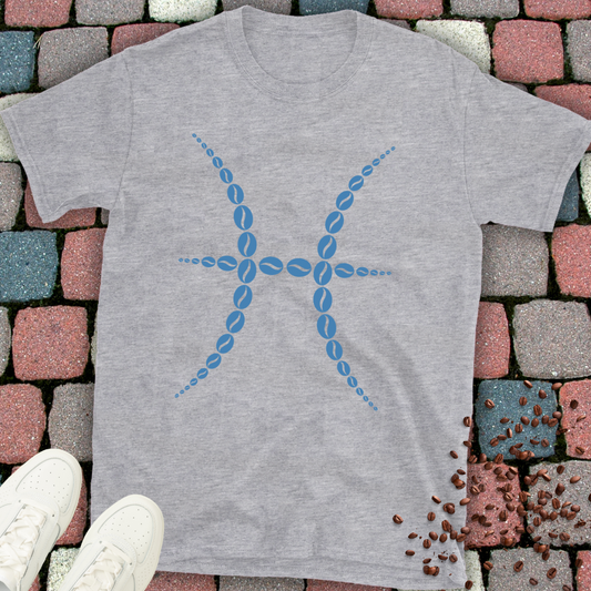 Pisces Zodiac Sign Coffee Bean T-Shirt