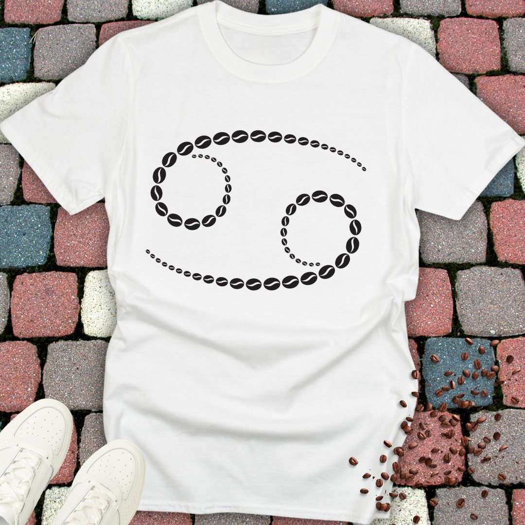 Coffee Bean Cancer Zodiac Unisex T-Shirt