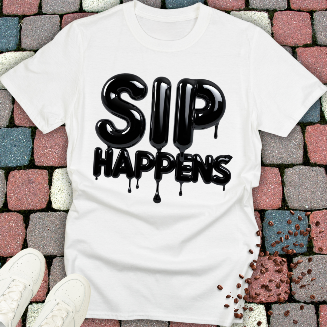 Coffee Sip Happens T-Shirt